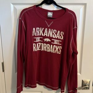 Knight’s Arkansas Razorback waffle long sleeve